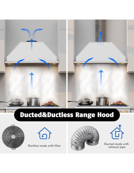 Campana Extractora Empotrada IAMSII 30" Acero Inoxidable 900 CFM