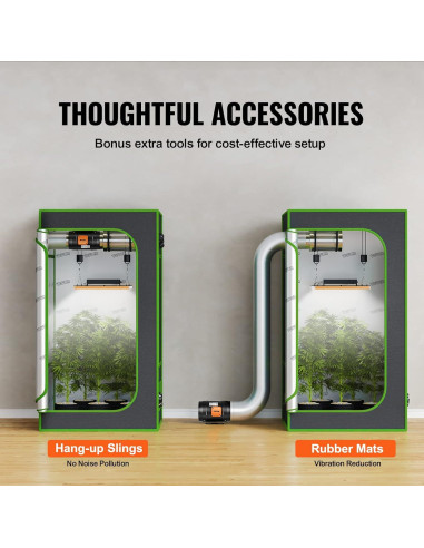 Ventilador de Conducto VEVOR 8 Pulgadas 807 CFM Silencioso