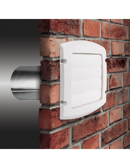 Campana de Ventilación Louvered Blanca 15.24 cm Dundas Jafine