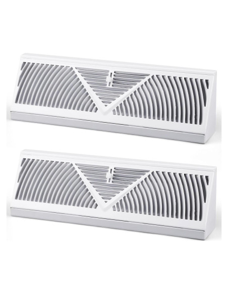 Paquete de 2 rejillas de ventilación de 38.1 cm Yaocom