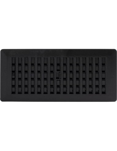 Rejilla de Piso de Plástico Decor Grates PL410-BLK 10x25 cm Negra