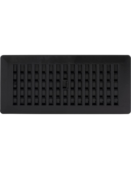 Rejilla de Piso de Plástico Decor Grates PL410-BLK 10x25 cm Negra