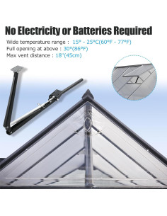 Abridor Automático de Ventanas para Invernadero CHANGE MOORE 2