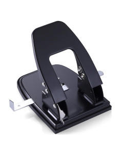 Perforadora de Papel Officemate 2 Agujeros 30 Hojas Negra