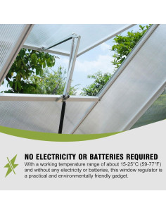 Abridor de Ventana Automático DURINGUSES 100kg Energía Solar 2