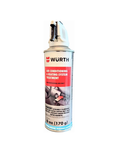 Limpiador de Aire Acondicionado Wurth 177 ml - Tratamiento HVAC