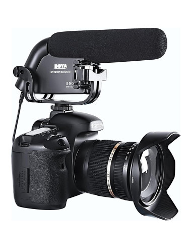 Micrófono Direccional BOYA BY-VM190 de Condensador 40Hz-20kHz