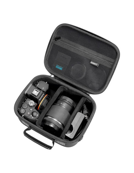 Funda Dura RAIACE para Cámara Sony Alpha 7 II III IV - Negro