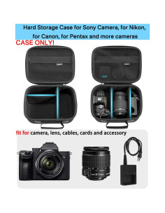 Funda Dura RAIACE para Cámara Sony Alpha 7 II III IV - Negro 2