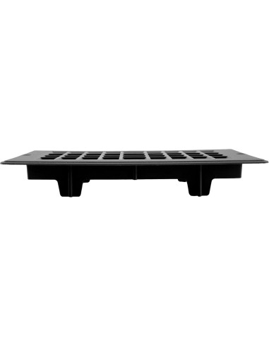Registro de Piso RecPro RV Negro 9.5 cm x 20 cm Sin Regulador