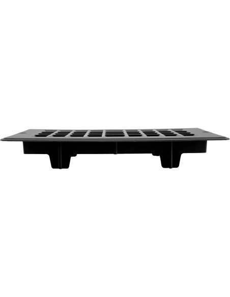 Registro de Piso RecPro RV Negro 9.5 cm x 20 cm Sin Regulador