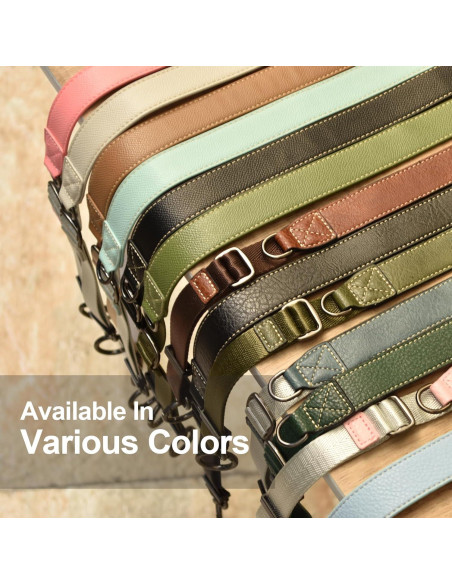 Correa de Cuello Ajustable PU para Cámara - Compatible Canon, Sony, Nikon