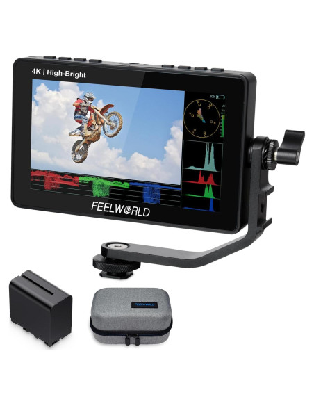 Monitor de Campo Feelworld F5 ProX 5.5" 1600nit HDMI Touch