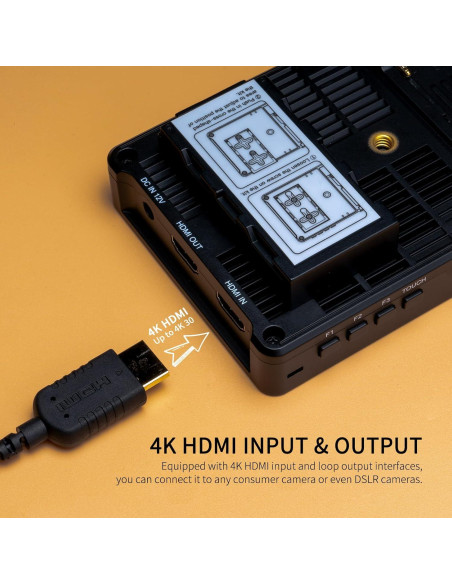 Monitor de Campo Feelworld F5 ProX 5.5" 1600nit HDMI Touch