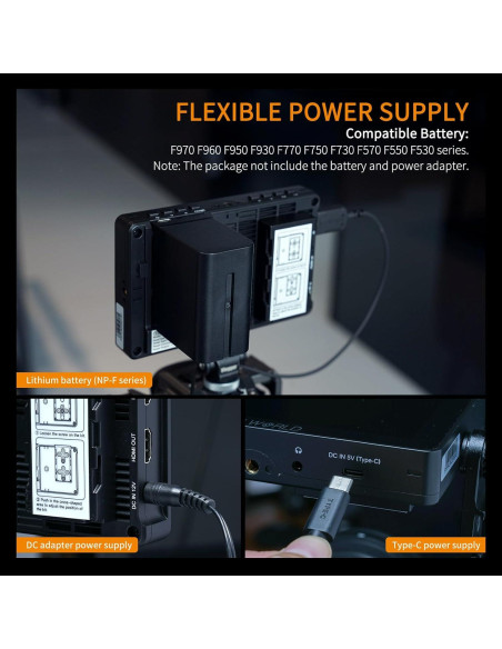 Monitor de Campo Feelworld F5 ProX 5.5" 1600nit HDMI Touch