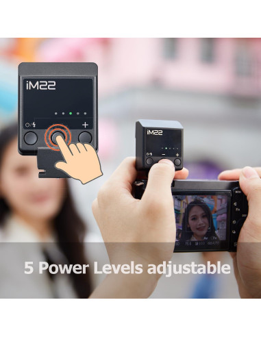 Flash Godox iM22 Speedlite Mini 440 Destellos Batería Litio