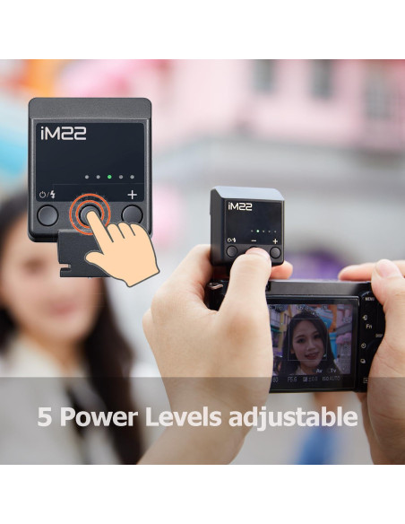 Flash Godox iM22 Speedlite Mini 440 Destellos Batería Litio