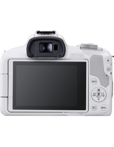 Kit Cámara Sin Espejo Canon EOS R50 Blanco con Lente 18-45mm
