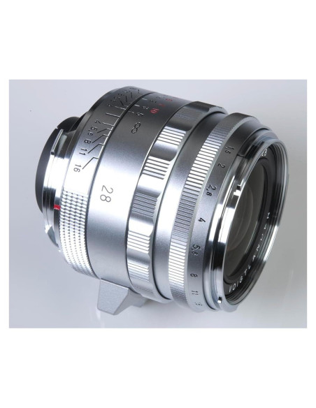 Lente Voigtlnder VM 28mm f/1.5 Nokton Asph Plata