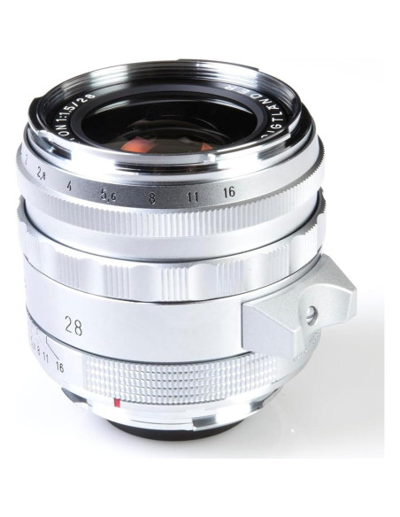 Lente Voigtlnder VM 28mm f/1.5 Nokton Asph Plata