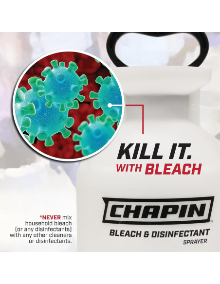 Pulverizador Chapin 20075 1 Galón Ajustable Blanqueador