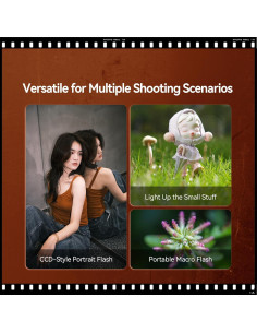 Flash TTARTISAN M01 Mini Speedlite 5600K-200K GN12 para Cámara 2