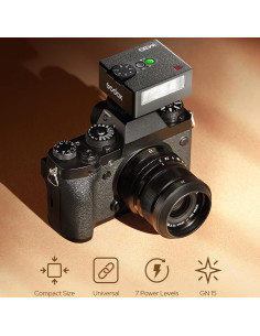 Flash Godox iM30 Mini - GN 15, 7 Niveles de Potencia 2
