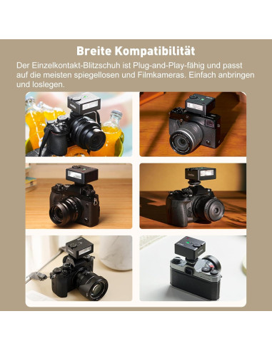 Flash Godox iM30 Mini - GN 15, 7 Niveles de Potencia