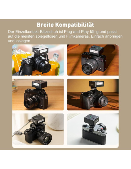 Flash Godox iM30 Mini - GN 15, 7 Niveles de Potencia