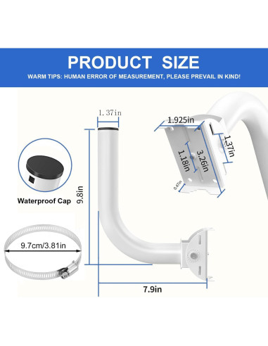 Soporte Universal Inalámbrico LOLOKZOZO para Antena - 4 Paquete