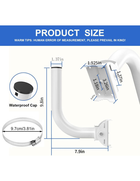Soporte Universal Inalámbrico LOLOKZOZO para Antena - 4 Paquete