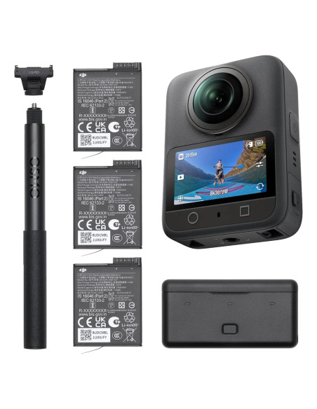 Cámara de Acción DJI Osmo 360 Aventura Combo 8K 128GB