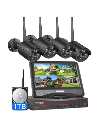 Sistema de Cámara de Seguridad Hiseeu 4K 16CH 1TB 5MP