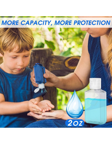 Soporte Portátil para Desinfectante de Manos Loci 60ML Azul