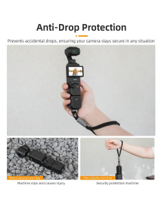 Correa de Muñeca BRDRC para Cámara Pocket 3 - 5 Colores 2