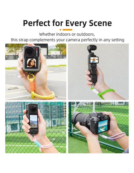 Correa de Muñeca BRDRC para Cámara Pocket 3 - 5 Colores