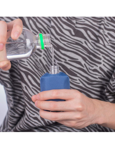 Soporte Portátil para Desinfectante de Manos Loci 60ML Azul