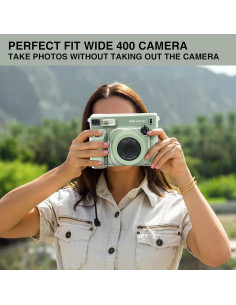 Funda Transparente WOGOZAN para Fujifilm Instax Wide 400 2