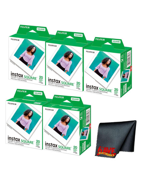 Película Instantánea Fujifilm Instax Square 100 Exposiciones