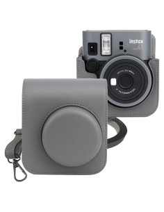 Funda Protectora para Cámara Fujifilm Instax Mini 41 - Cuero PU Gris