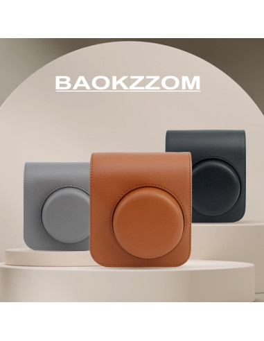 Funda Protectora para Cámara Fujifilm Instax Mini 41 - Cuero PU Gris