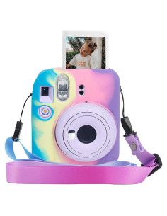 Funda de Silicona CAIYOULE para Fujifilm Instax Mini 12 - Degradado Oscuro