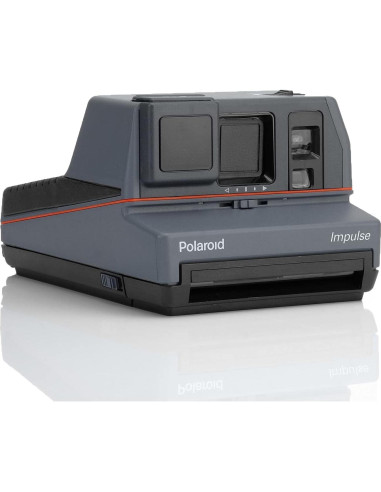 Cámara Instantánea Polaroid 600 Impulse Gris + Película Color