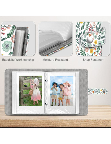 Álbum de Fotos Fintie para Fujifilm Instax Mini - 52 Bolsillos