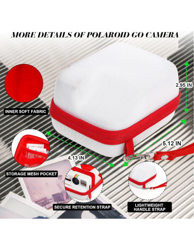 Funda Dura WOGOZAN para Cámara Polaroid Go - Blanca