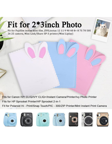 Álbum de Fotos Mini Frankmate F-170 Blanco 64 Bolsillos 15.3x10.5cm