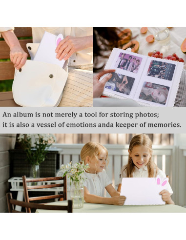 Álbum de Fotos Mini Frankmate F-170 Blanco 64 Bolsillos 15.3x10.5cm