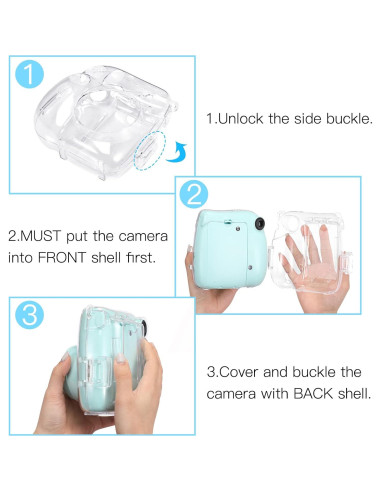 Funda Protectora Fintie para Cámara Fujifilm Instax Mini 7+