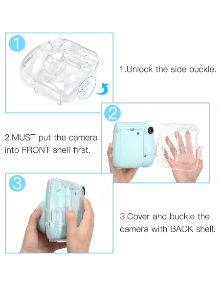 Funda Protectora Fintie para Cámara Fujifilm Instax Mini 7+