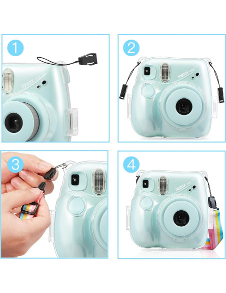 Funda Protectora Fintie para Cámara Fujifilm Instax Mini 7+